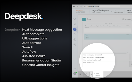 Deepdesk - 谷歌插件