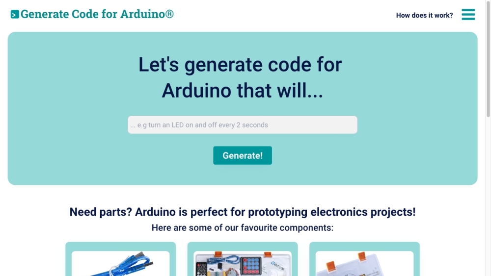 Arduino代码生成器