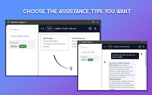 EasyNext Support for Zendesk - 谷歌插件