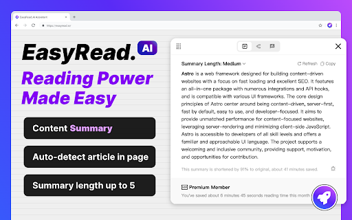 EasyRead.AI - 谷歌插件