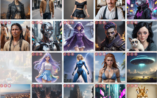 AI Art Gallery - 谷歌插件