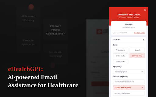 eHealthGPT - 谷歌插件
