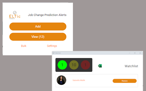 LinkedIn Job Change Predictor - 谷歌插件