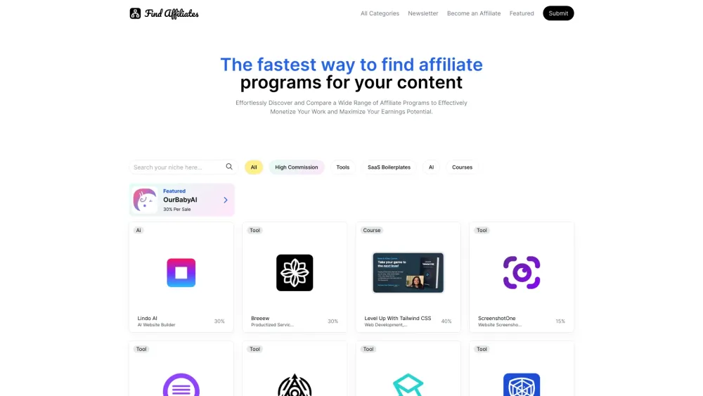 Find Affiliates