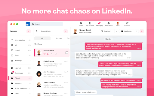 Flamingo - LinkedIn Messenger - 谷歌插件