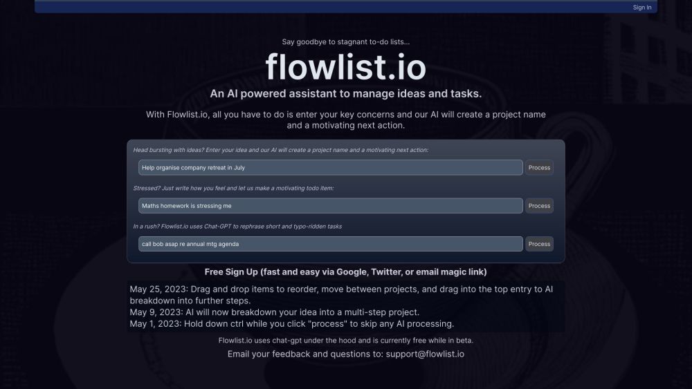 Flowlist.io