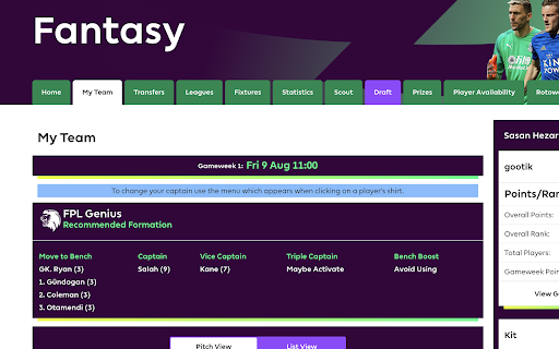 FPL Data Analysis - 谷歌插件