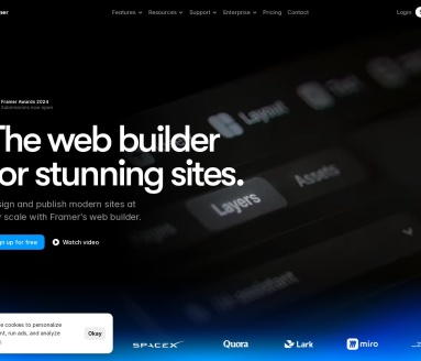 Framer-成功从网站开始