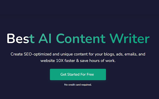 Free AI Writer and Text Generator - 谷歌插件