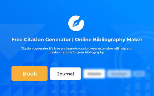 Citation Generator - 谷歌插件