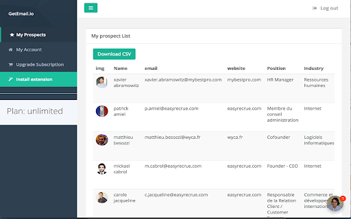 GetEmail.io - 谷歌插件