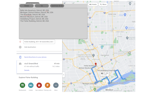 Route Optimizer Button - 谷歌插件