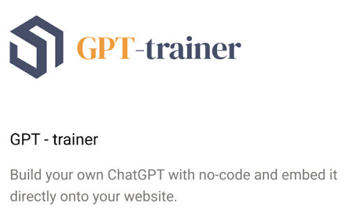 GPT Trainer - 谷歌插件