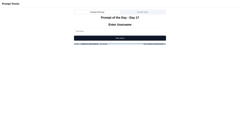AI Prompt Guessing Game