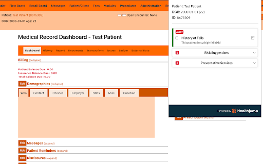 Patient Portal - 谷歌插件