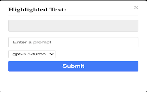 Text-Based AI Extension - 谷歌插件