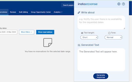 Instasponse AI - 谷歌插件