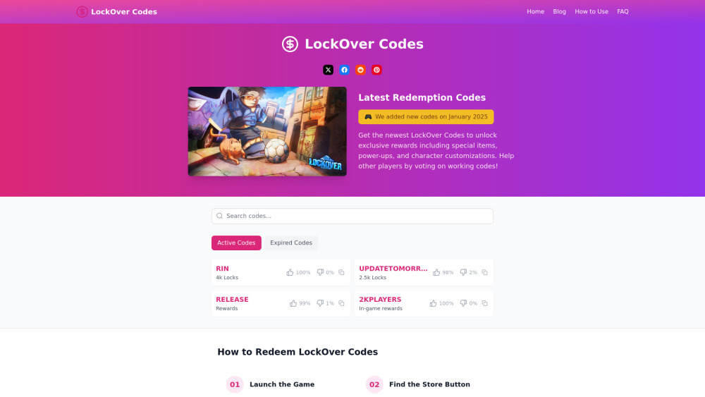 lock over codes