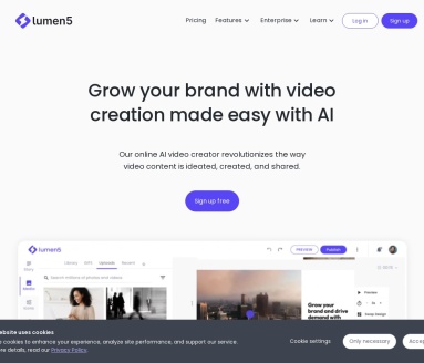Lumen5翻译站点
