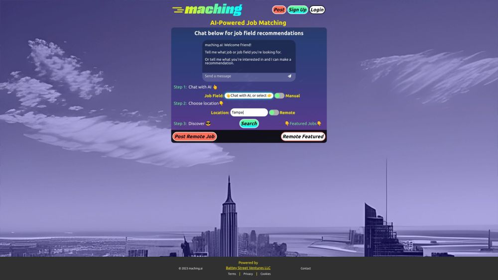 maching.ai - AI驱动的职位匹配
