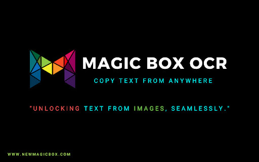 Magic Box Google Chrome OCR - 谷歌插件