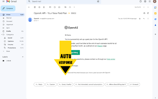 ChatGPT for Gmail - 谷歌插件