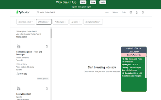 Job Tracker - 谷歌插件