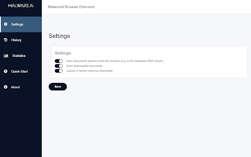 Malware.AI Browser Security - 谷歌插件