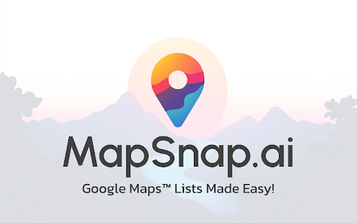 MapSnap.ai - 谷歌插件