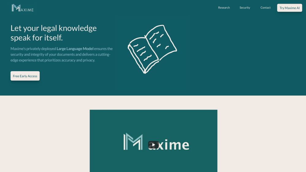 Maxime Tools - 法律AI研究