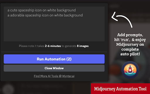 Midjourney AutoPilot - 谷歌插件