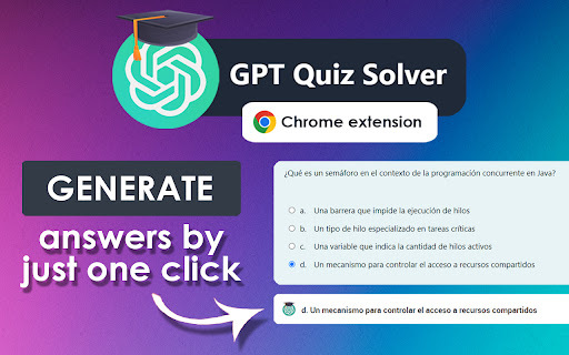 Moodle GPT Quiz Solver - 谷歌插件