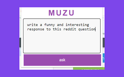 MUZU - 谷歌插件