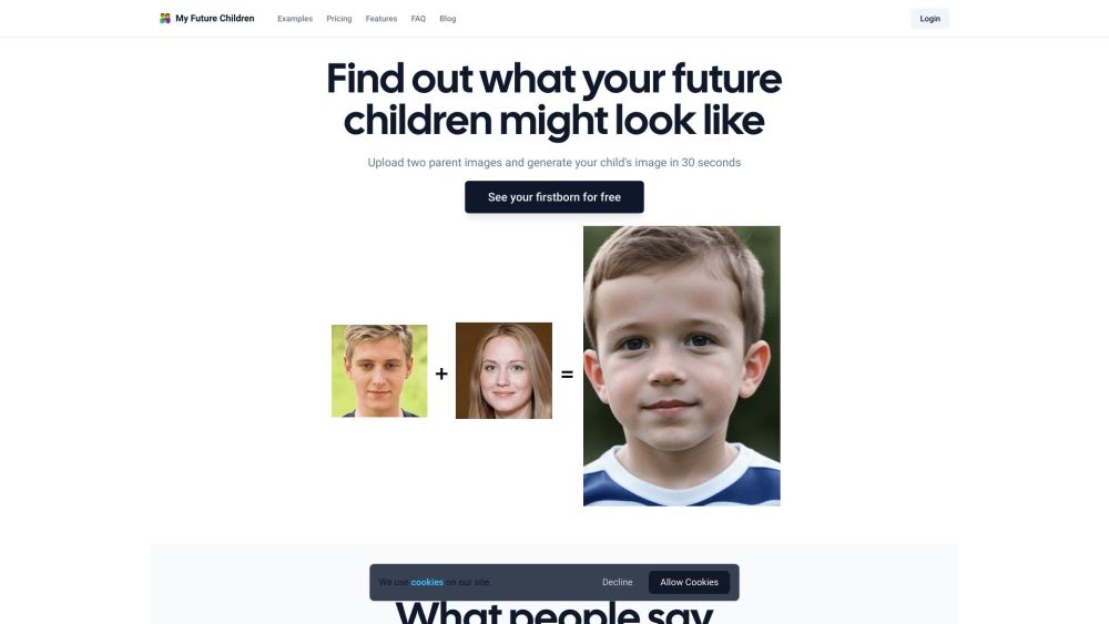 OurBabyAI：用AI生成的照片看看你未来的宝宝