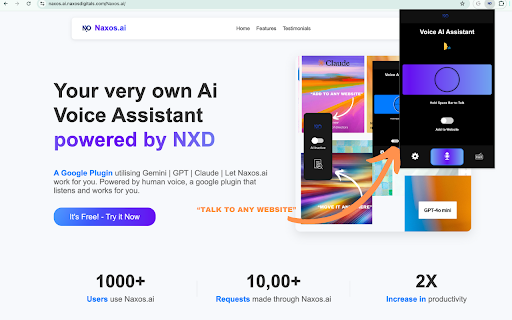 Naxos.ai Voice Assistant - 谷歌插件