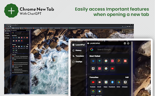 ChatGPT with New Tab for Chrome - 谷歌插件