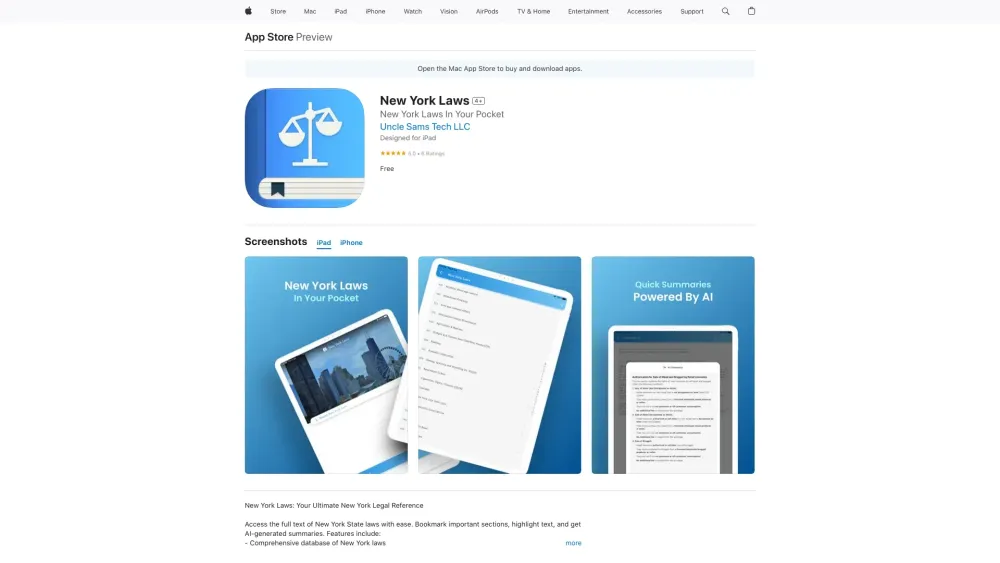 NY Laws App