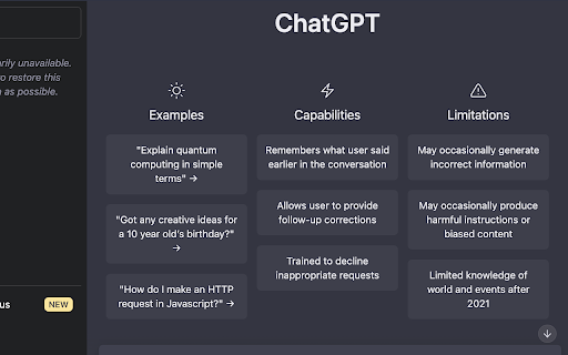 OpenAI Chat Mini - 谷歌插件
