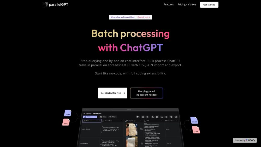 ChatGPT AI的批量/大批处理