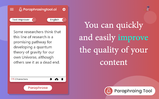 Paraphrasingtool.ai - 谷歌插件