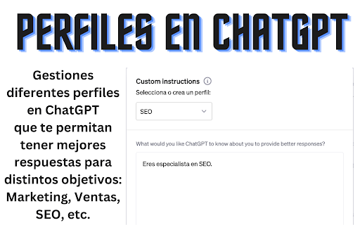 ChatGPT Profile Manager - 谷歌插件