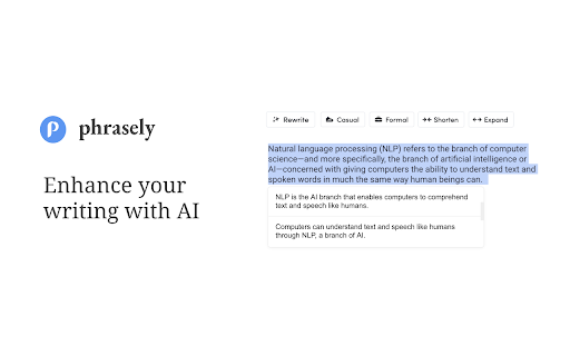 AI Writing Companion - 谷歌插件