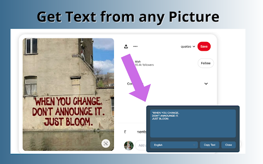 Picture to Text Converter - 谷歌插件