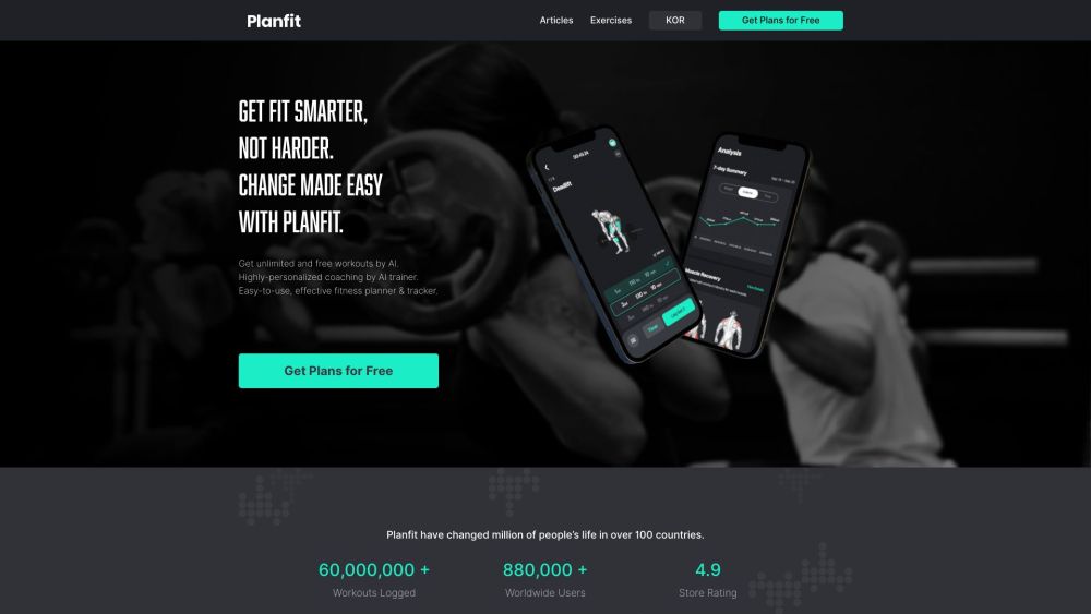 Planfit: 健身房家庭训练与AI健身计划