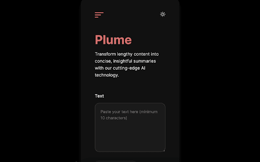 Plume - 谷歌插件
