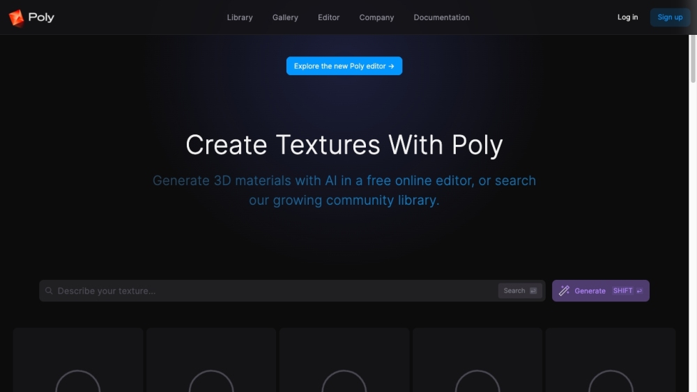 Poly: AI纹理引擎