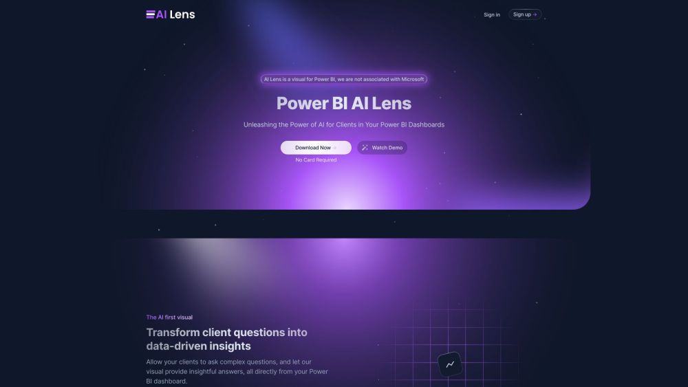 Power BI中的AI镜头