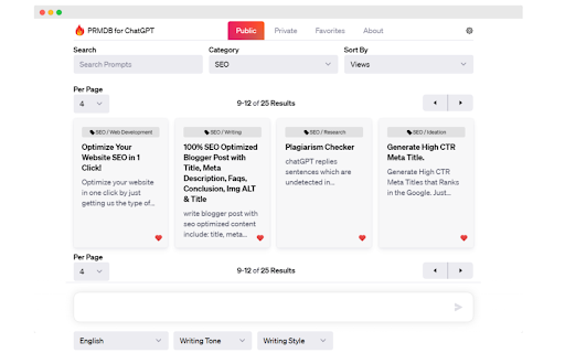 Custom Prompts for OpenAI ChatGPT - 谷歌插件