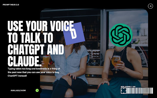 Promptheus 2 - Talk to ChatGPT - 谷歌插件