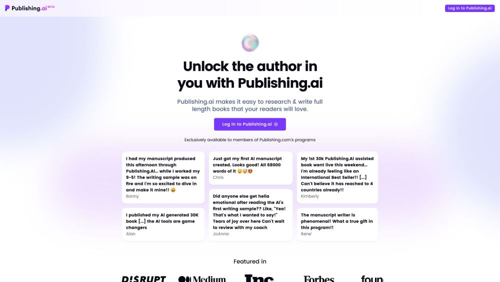 Publishing AI